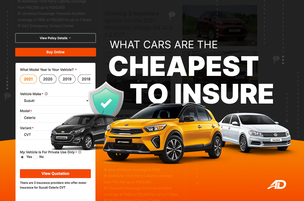 What Cars Are The Cheapest To Insure In The Philippines Autodeal