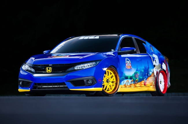 Honda reveals “Sonic Civic” at SEGA’s Sonic the Hedgehog 25th ...