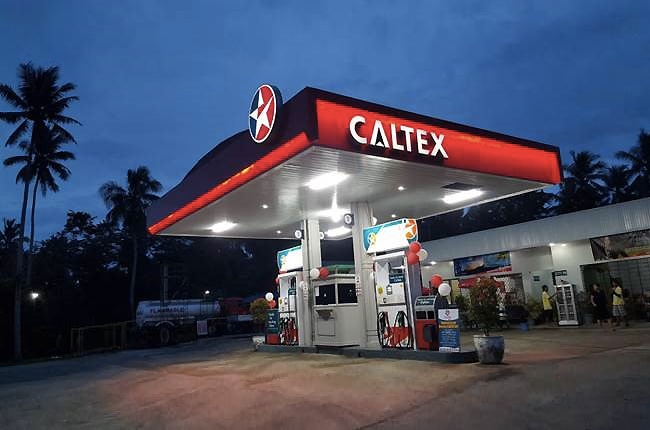 caltex petrol station