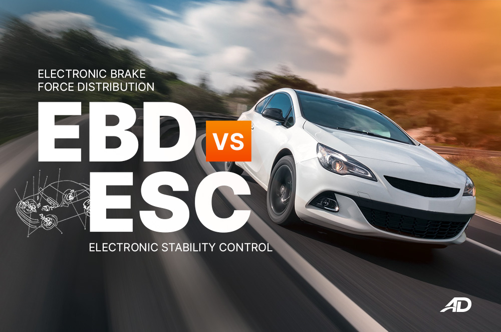 Electronic Brakeforce Distribution vs Electronic Stability Control