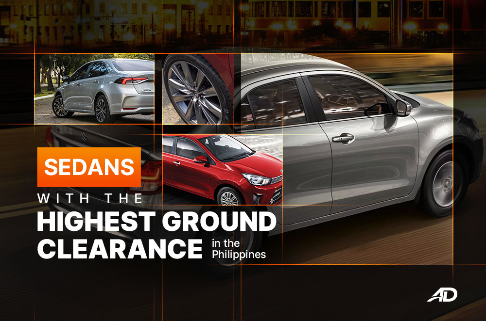 Sedans with the highest ground clearance in the Philippines Autodeal