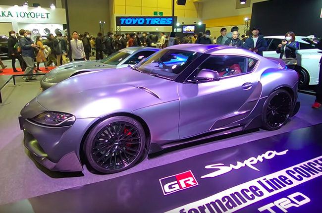 Toyota Supra sporting carbon fiber aero kit shown off by TRD | Autodeal